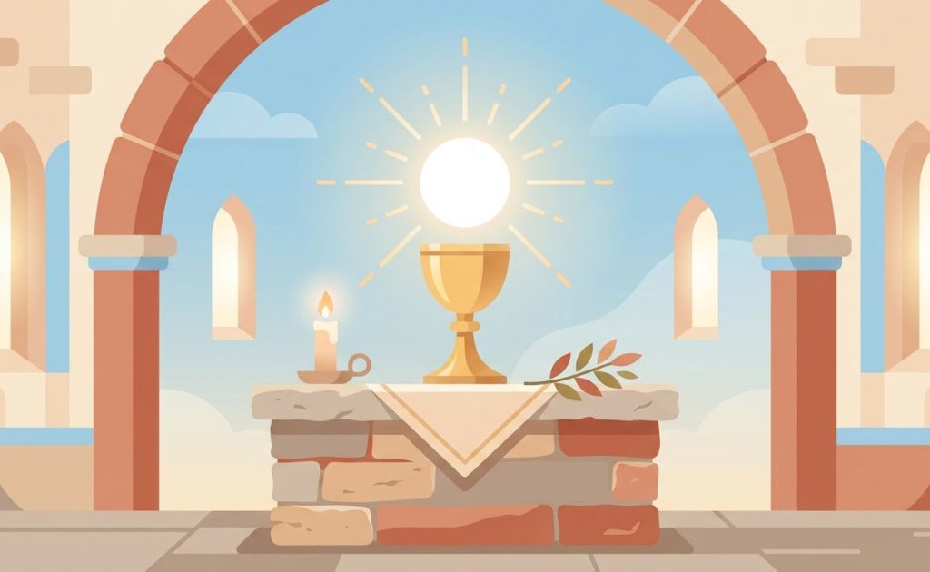 Preghiere di Consacrazione - Illustration prière catholique